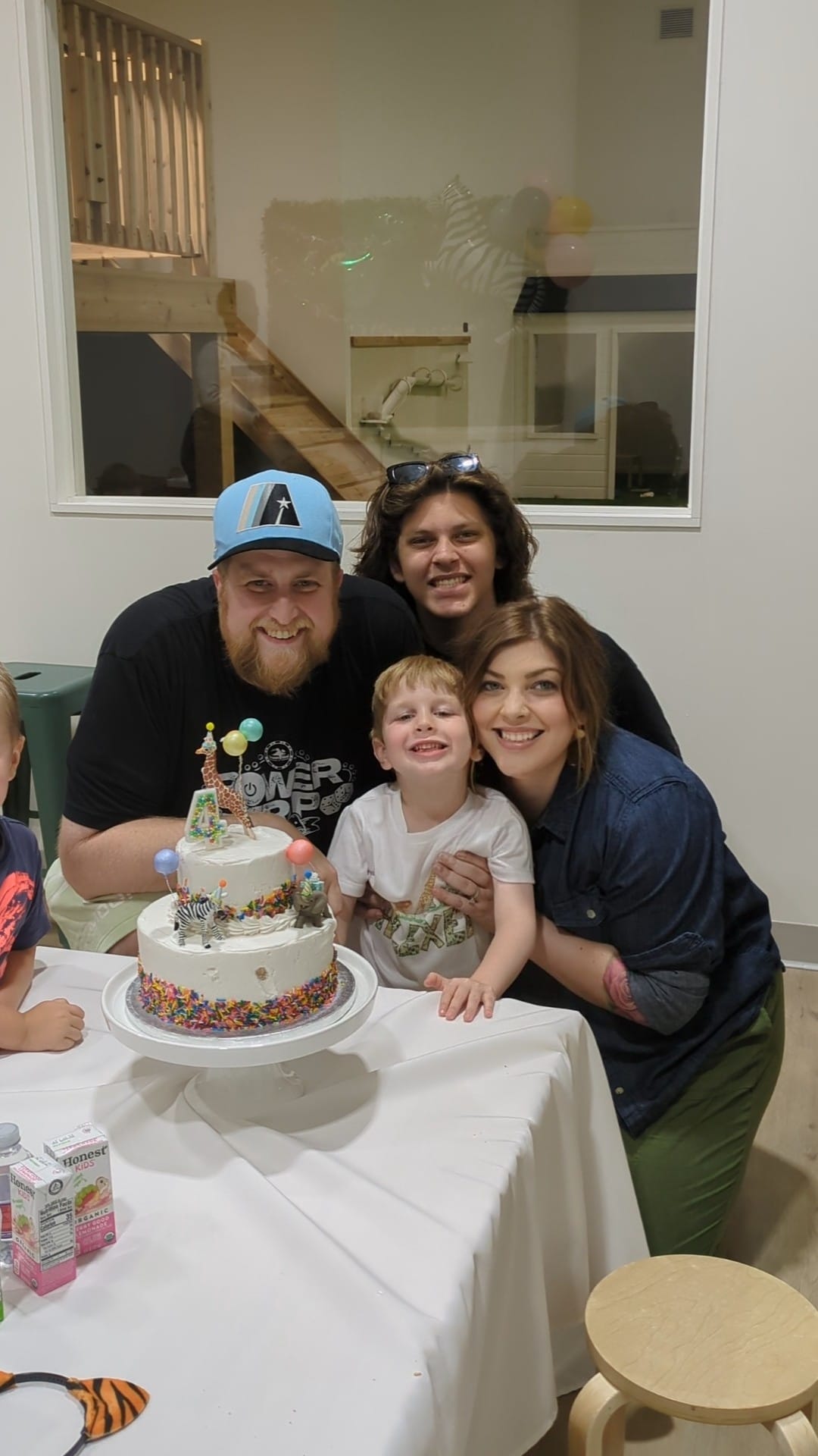 Crystal at a community event