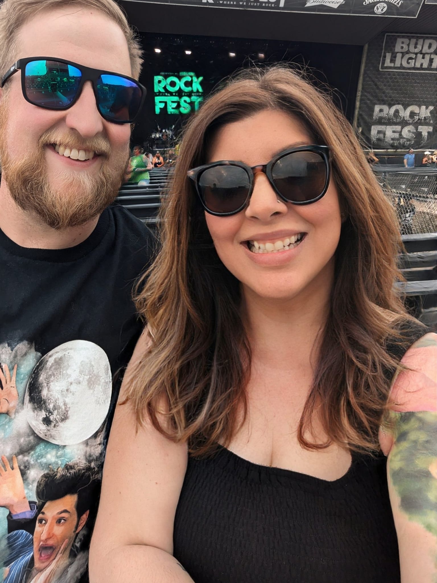 Crystal with family or friends