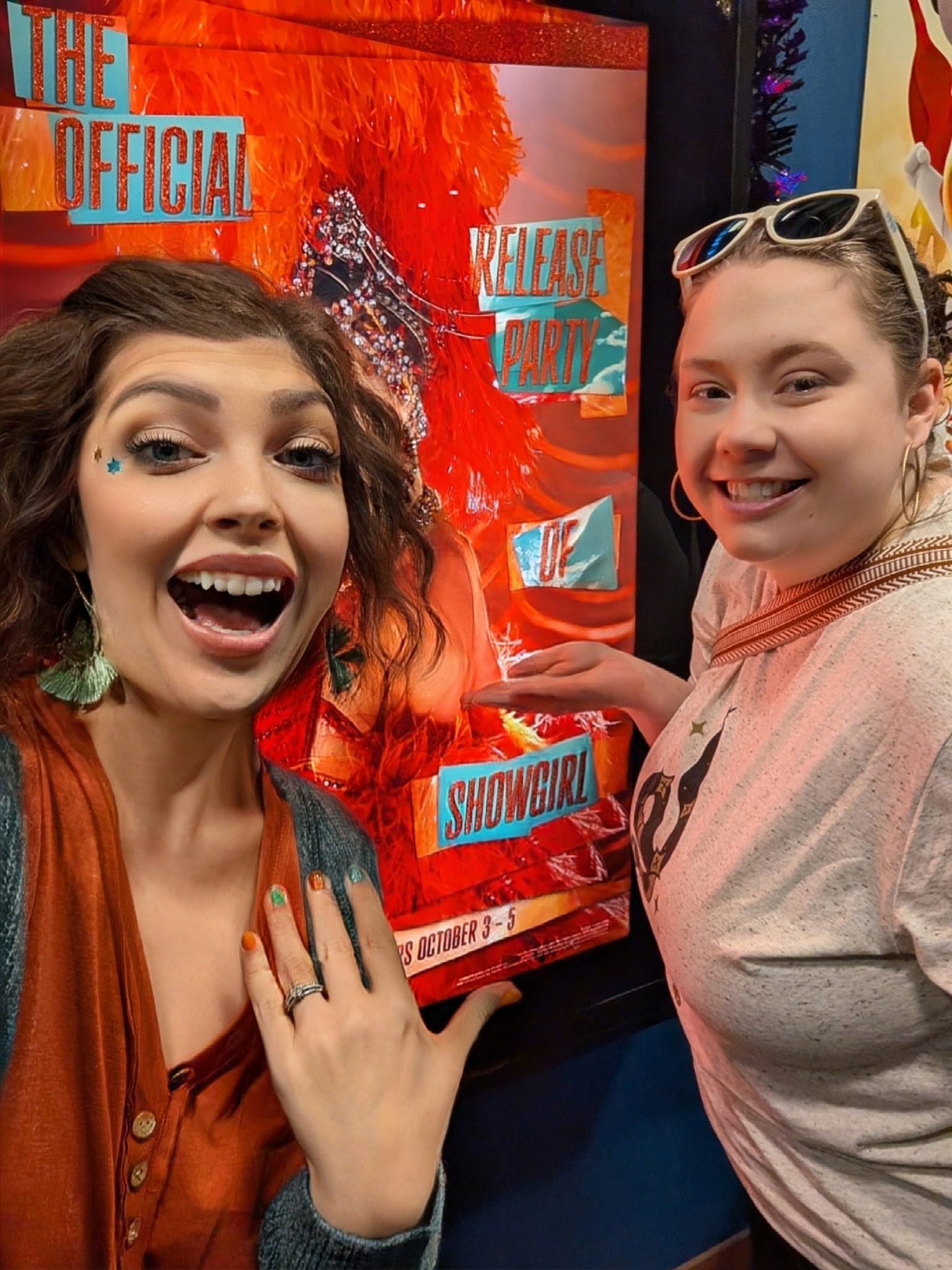 Crystal at a fun personal moment